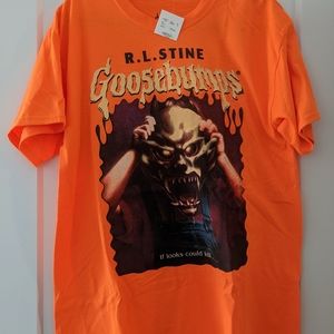Men's Orange Goosebumps T-shirt
